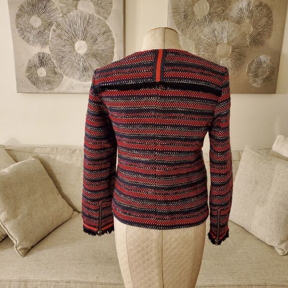 Trina Turk Yamato Asymmetrical Zip Jacket - NEW - Picture 11 of 16